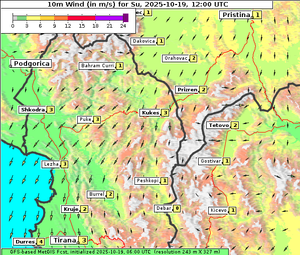 Wind, 19. 10. 2025