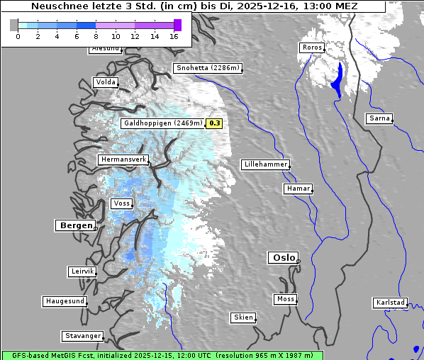Neuschnee, 16. 12. 2025