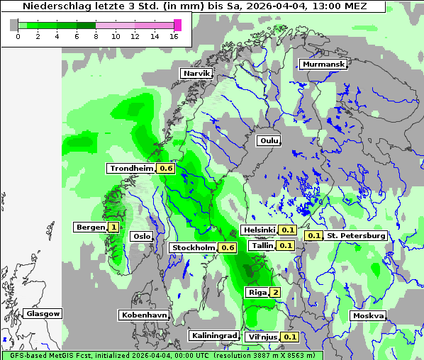 Niederschlag, 4. 4. 2026