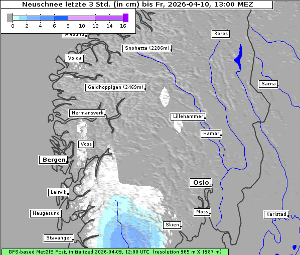 Neuschnee, 10. 4. 2026
