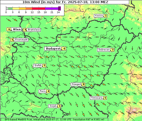 Wind, 18. 7. 2025