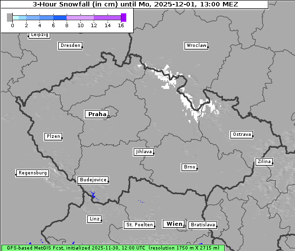 Neuschnee, 1. 12. 2025