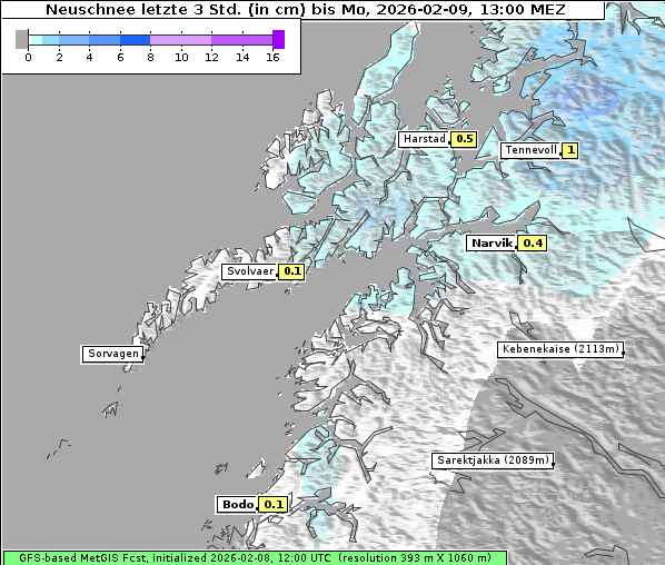 Neuschnee, 9. 2. 2026