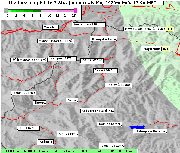 Niederschlag, 6. 4. 2026