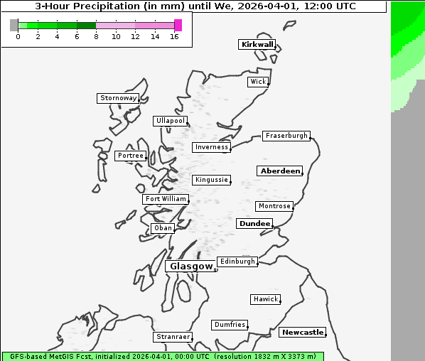 Niederschlag, 1. 4. 2026