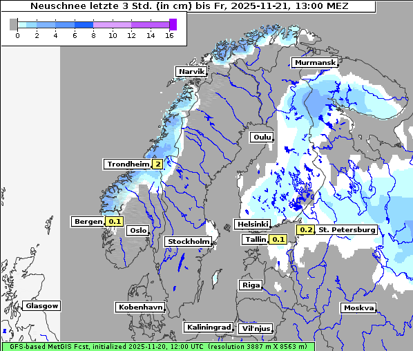 Neuschnee, 21. 11. 2025
