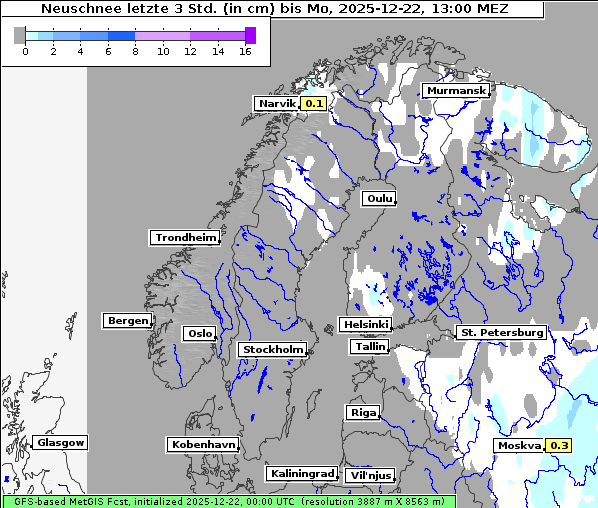 Neuschnee, 22. 12. 2025