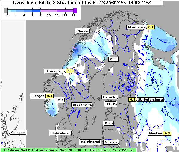 Neuschnee, 20. 2. 2026