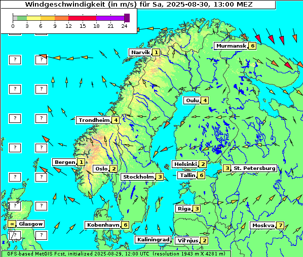 Wind, 30. 8. 2025