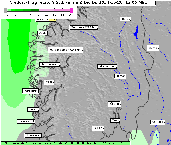 Niederschlag, 29. 10. 2024