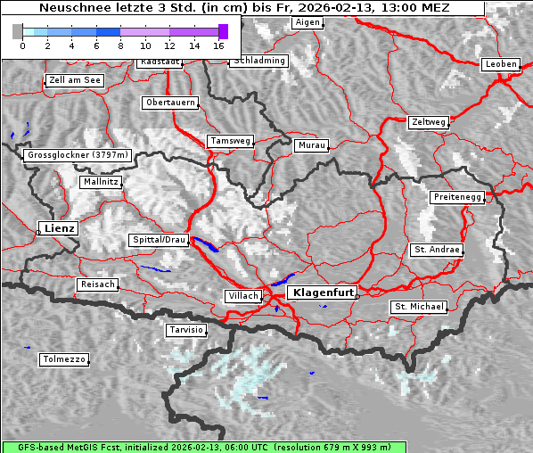 Neuschnee, 13. 2. 2026