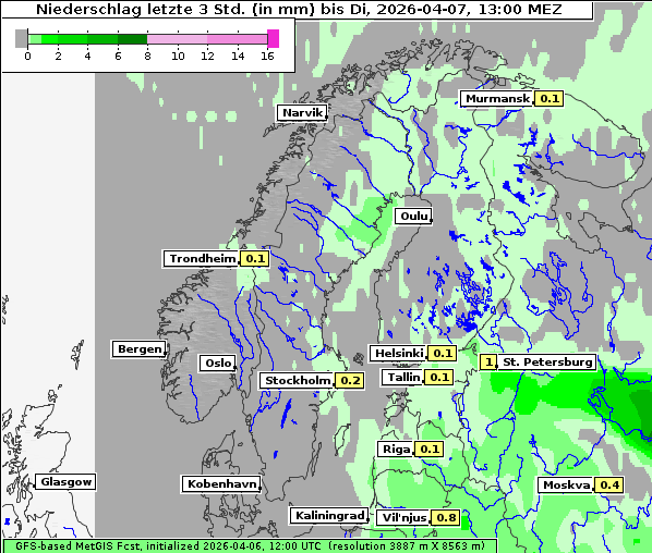 Niederschlag, 7. 4. 2026