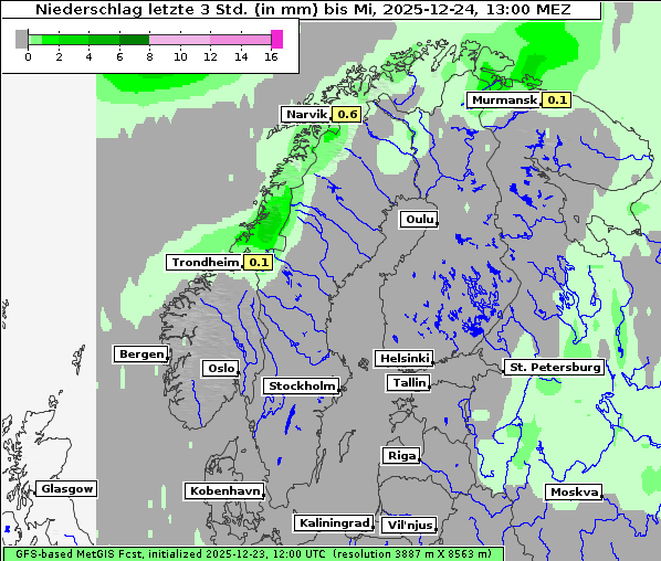 Niederschlag, 24. 12. 2025