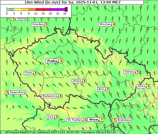 Wind, 1. 11. 2025