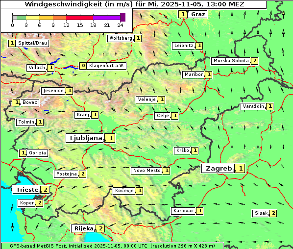 Wind, 5. 11. 2025
