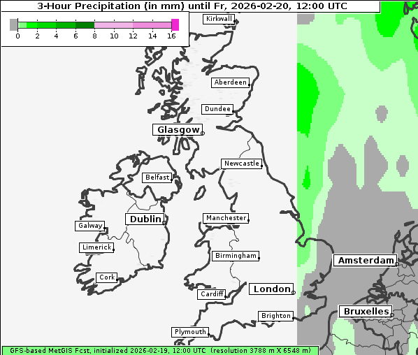 Niederschlag, 20. 2. 2026