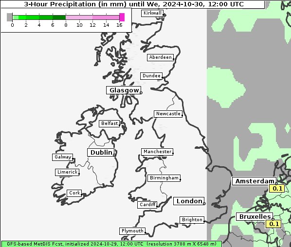 Niederschlag, 30. 10. 2024