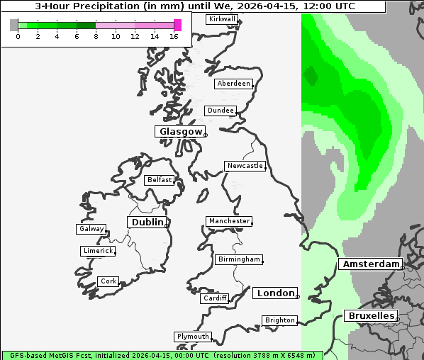 Niederschlag, 15. 4. 2026