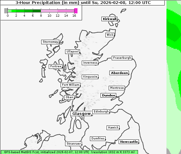 Niederschlag, 8. 2. 2026