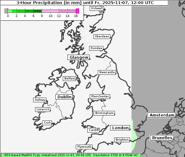 Niederschlag, 7. 11. 2025