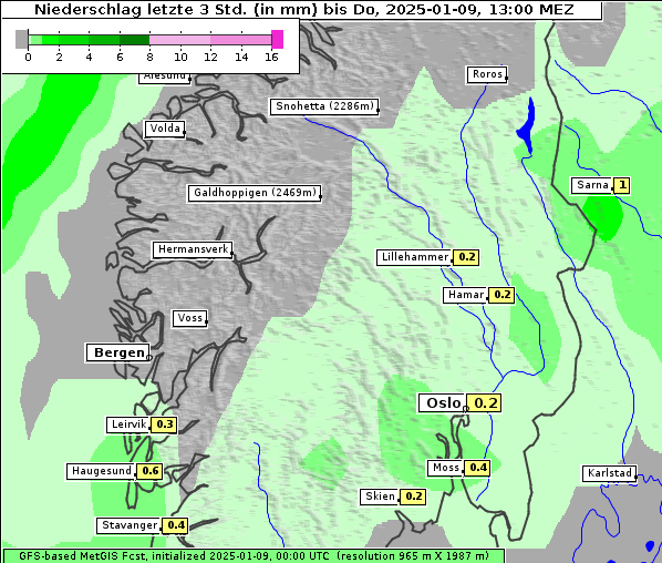 Niederschlag, 9. 1. 2025
