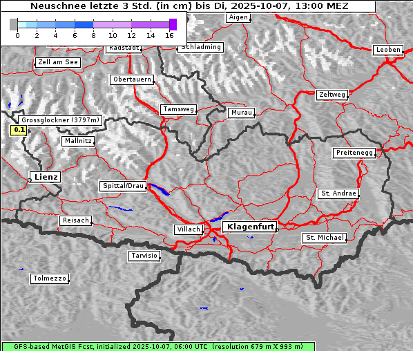 Neuschnee, 7. 10. 2025