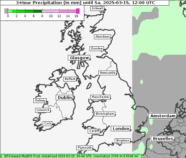 Niederschlag, 15. 3. 2025