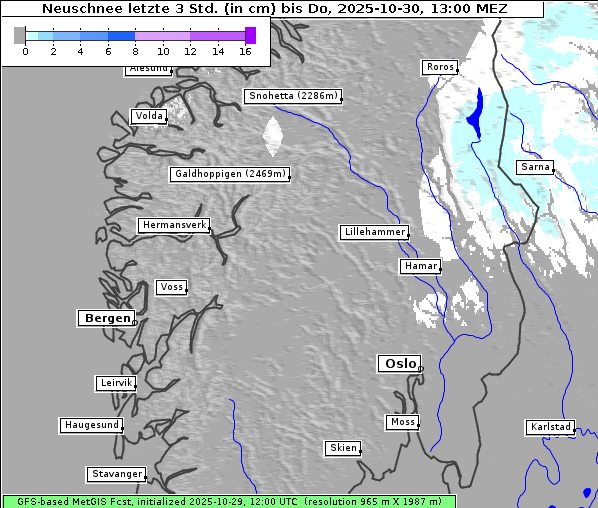 Neuschnee, 30. 10. 2025