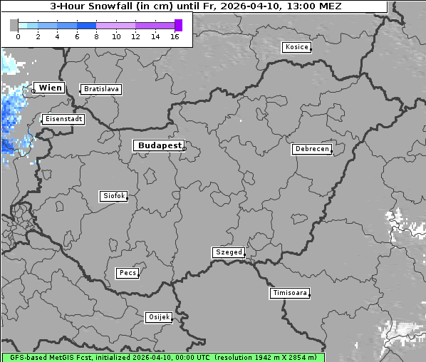 Neuschnee, 10. 4. 2026