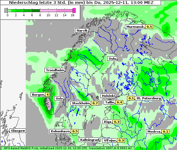 Niederschlag, 11. 12. 2025