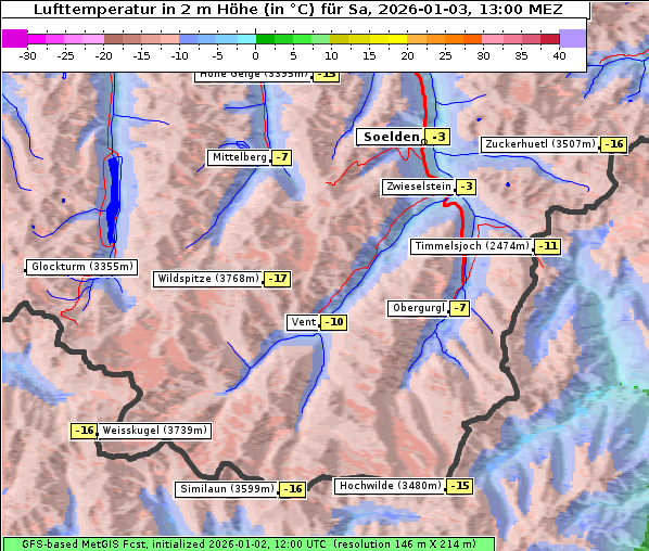Temperatur, 3. 1. 2026