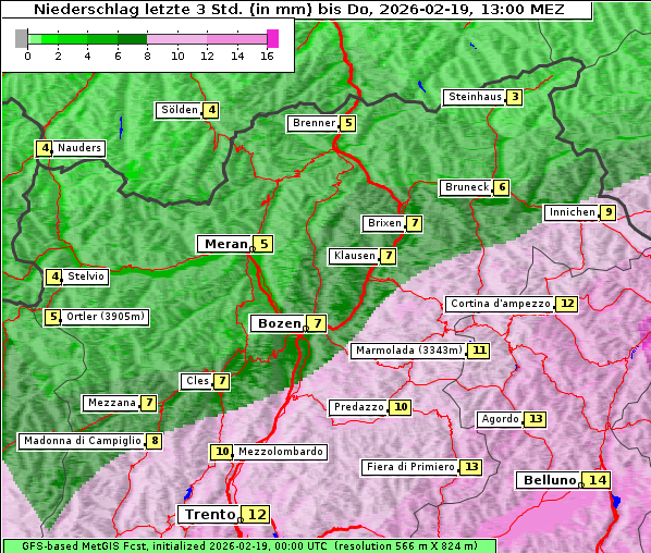 Niederschlag, 19. 2. 2026