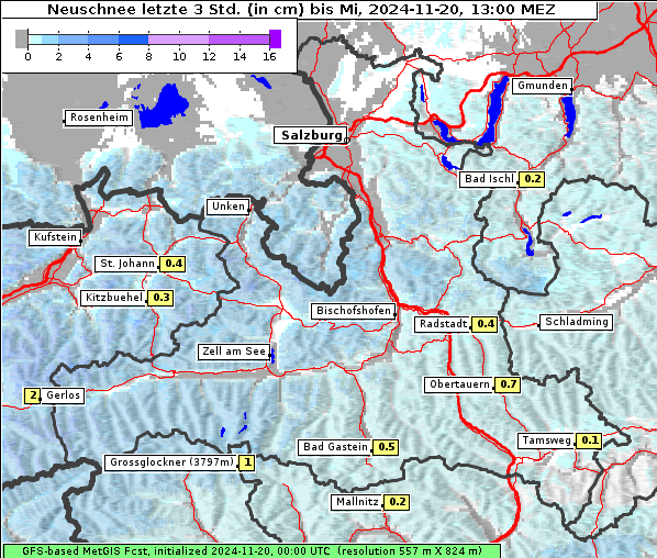 Neuschnee, 20. 11. 2024