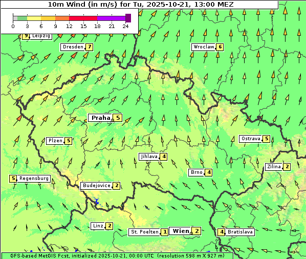 Wind, 21. 10. 2025