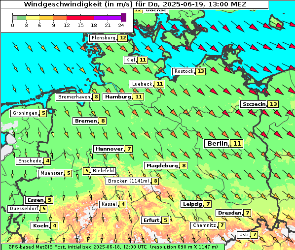 Wind, 19. 6. 2025