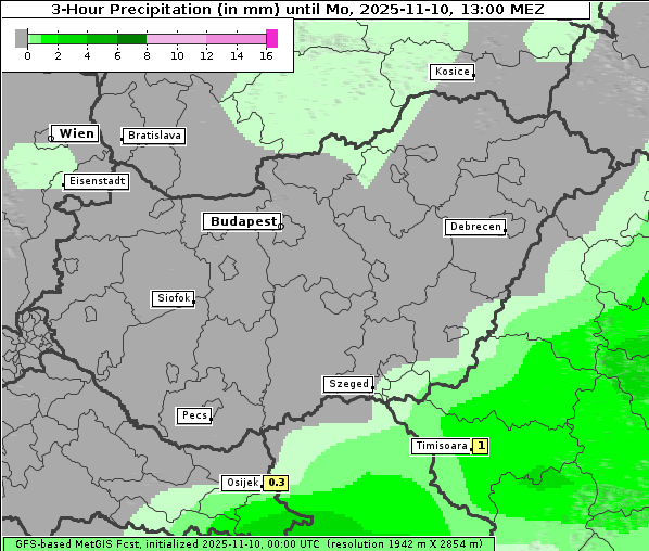 Niederschlag, 10. 11. 2025
