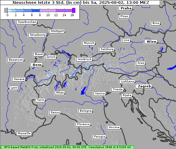Neuschnee, 2. 8. 2025