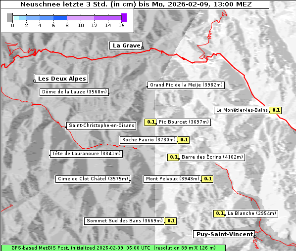 Neuschnee, 9. 2. 2026