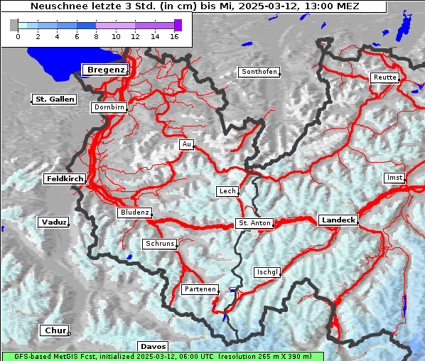 Neuschnee, 12. 3. 2025