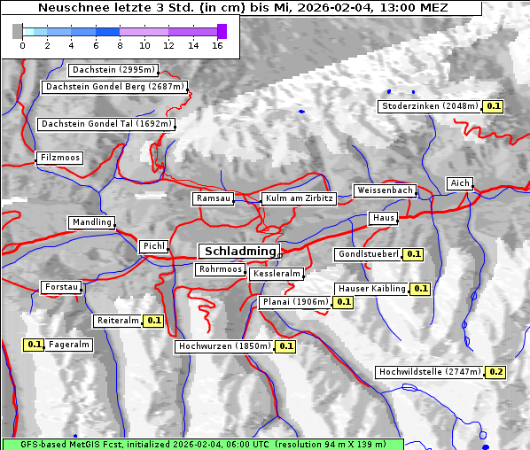 Neuschnee, 4. 2. 2026