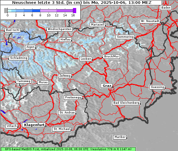 Neuschnee, 6. 10. 2025