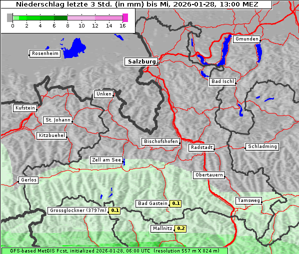 Niederschlag, 28. 1. 2026