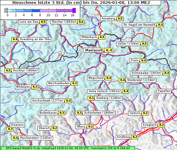 Neuschnee, 8. 1. 2026