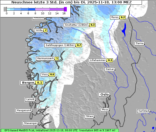 Neuschnee, 18. 11. 2025