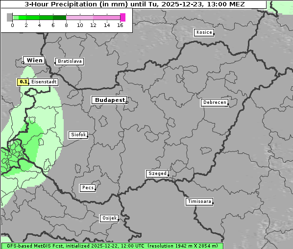 Niederschlag, 23. 12. 2025