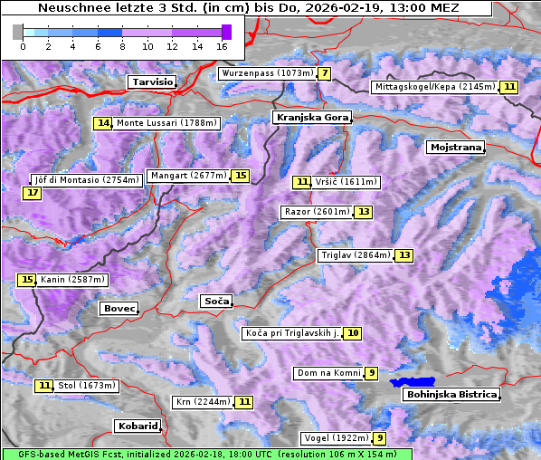 Neuschnee, 19. 2. 2026