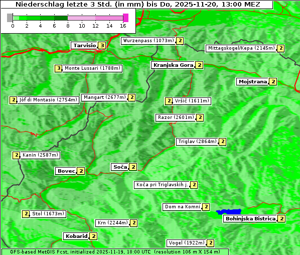 Niederschlag, 20. 11. 2025
