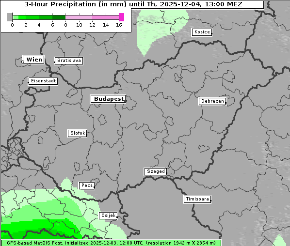 Niederschlag, 4. 12. 2025