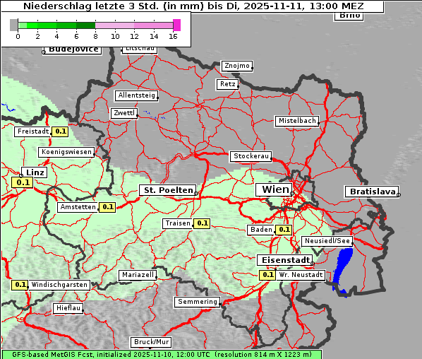 Niederschlag, 11. 11. 2025