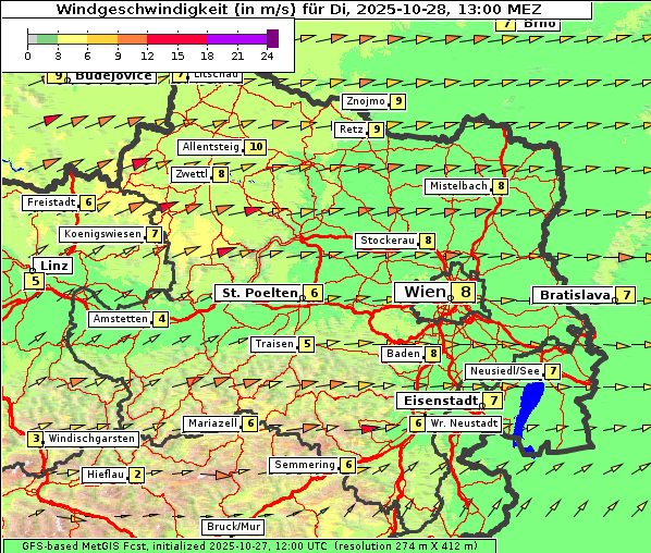 Wind, 28. 10. 2025
